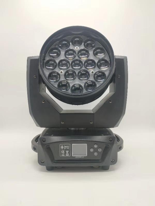 19颗四合一调焦摇头染色灯led摇头灯舞台染色灯酒吧演出灯光帕灯