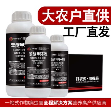 40%苯醚甲环唑玉米叶斑病黑粉病炭疽病锈病农专用正品农药杀菌剂