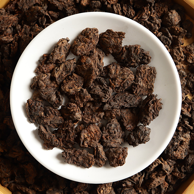 批发云南普洱茶叶 2002年老茶头 茶叶 陈年熟茶 自然沱 金芽茶头