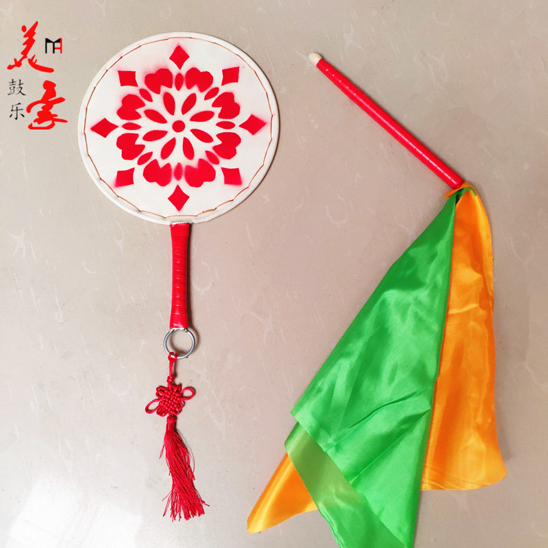 太平女儿鼓羊皮扇子鼓太平鼓单面广场中班道具鼓舞话开幕式表演