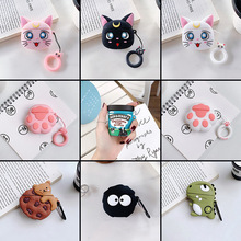 适用supreme联名x obc耳机套sk12蓝牙透明保护软壳k12防摔盒子女