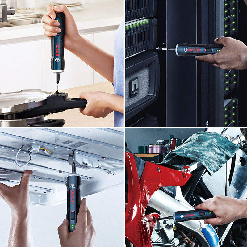 德国电动螺丝刀锂电起子机迷你手电钻多功能家用电批博士电动工具