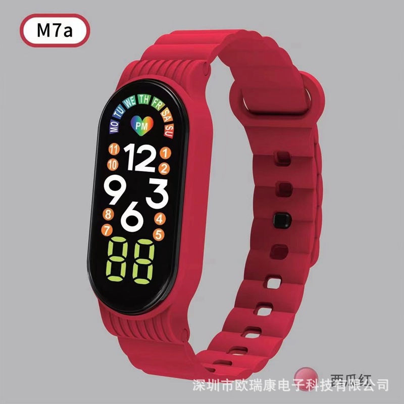 New LED Electronic Watch Bracelet M7a Student Sports Ins Wind Factory Source in Stock Direct Selling