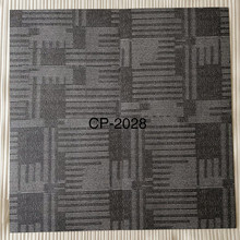 方块地胶毯纹LVT地板防水阻燃乙烯基地毯砖广州批发片材PVC地板胶