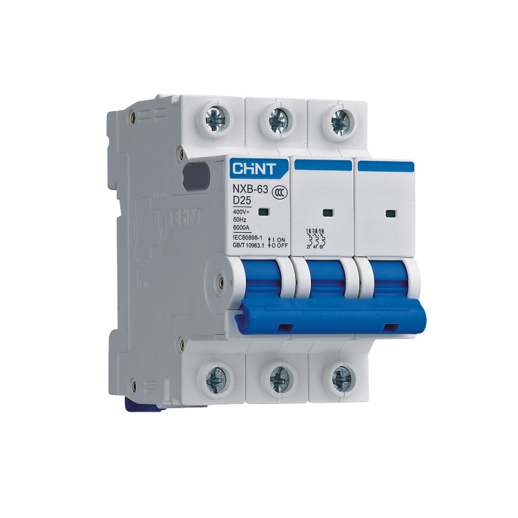 正泰chnt微型断路器 空气开关nxb-63 3p c型 10a~63a 昆仑系列