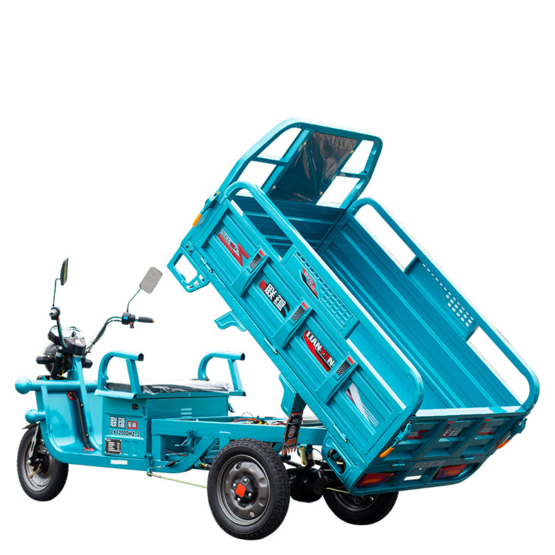 联蕴电动三轮车拉货家用接送孩子载重王大功率电瓶车厂家批发老人