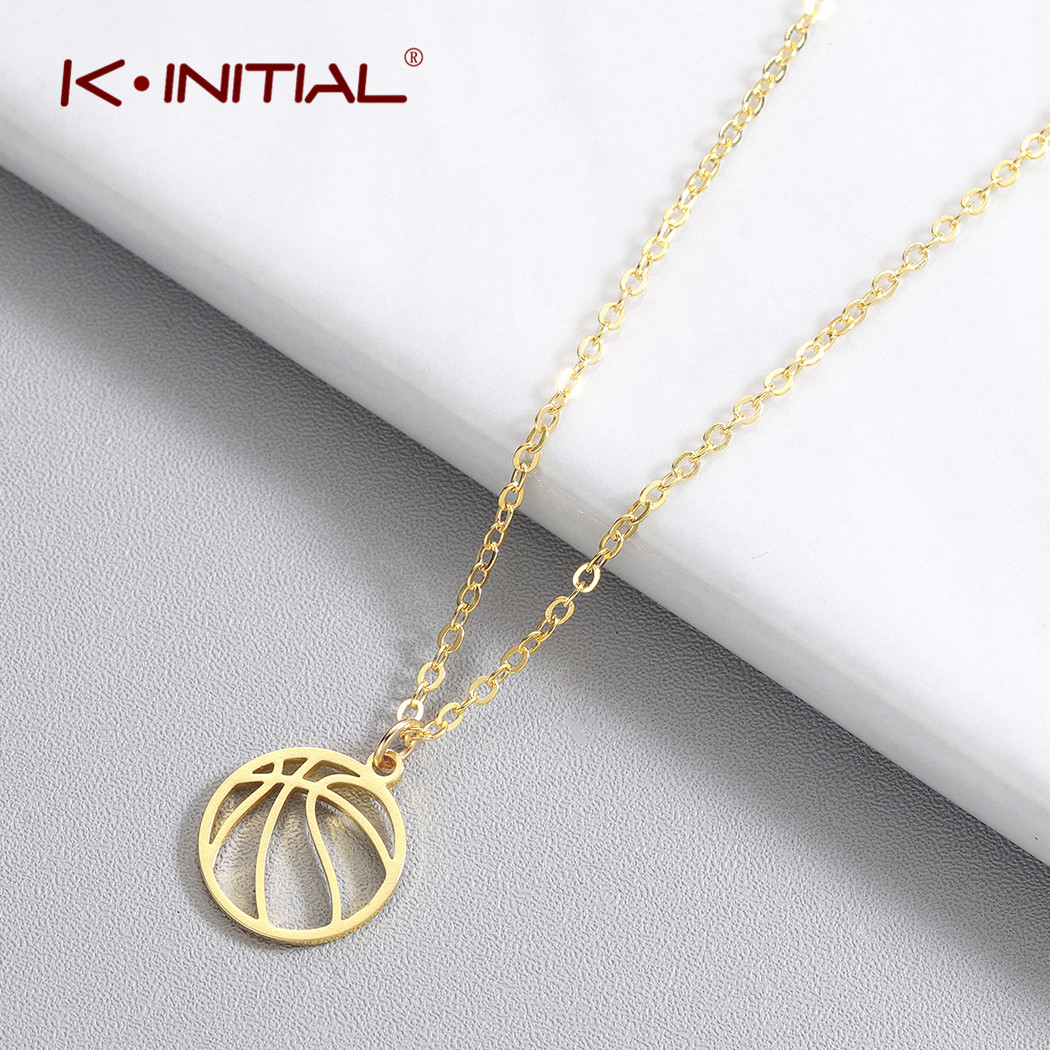 kinitial 2019 ball pendant necklace sports jewelry sport cha