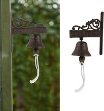 铁铃铛创意铁艺装饰 立体小鸟欢迎门铃 美式乡村风格花园墙壁装饰