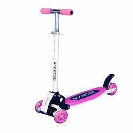 外贸折叠四轮LED爬爬虫踏板车scoote可升降r铁滑滑车儿童滑板车