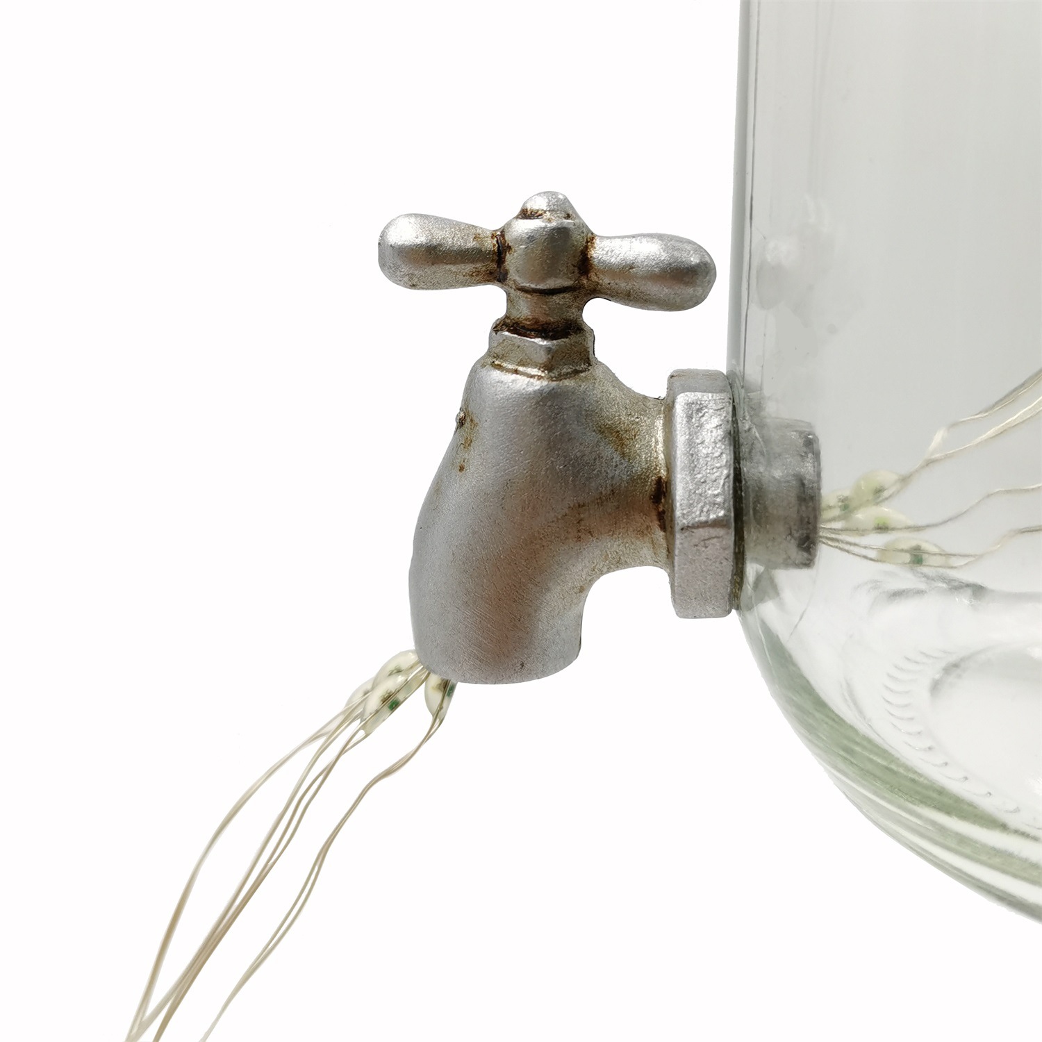 亚马逊新款 太阳能水壶led灯串童话仙女萤火虫太阳能梅森瓶装饰灯