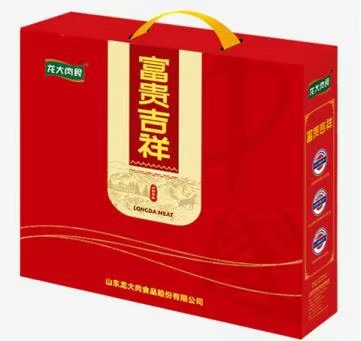 龙大富贵吉祥肉食礼盒京味酱鸭猪脆骨三文治里昂火腿鲜肉花烤火腿