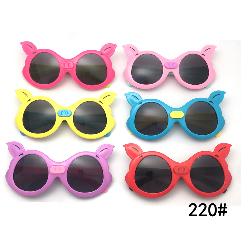 New Kids Sunglasses Cute Boys and Girls Fashion Modeling Sunshade Sunglasses Baby Decorative Candy Glasses Toys