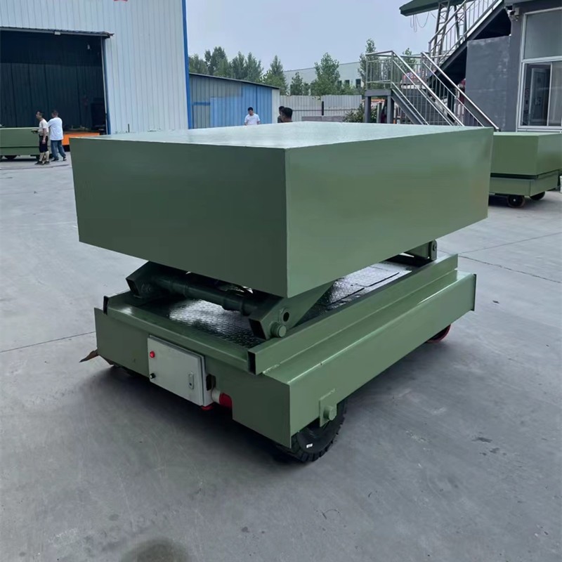智能电动平板车 多功能遥控升降电动平车 重载agv舵轮电动平车