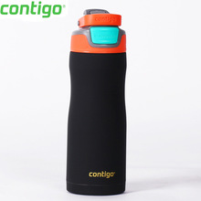 美国Contigo康迪克480ML保温杯真空不锈钢运动单手开盖户外旅行壶
