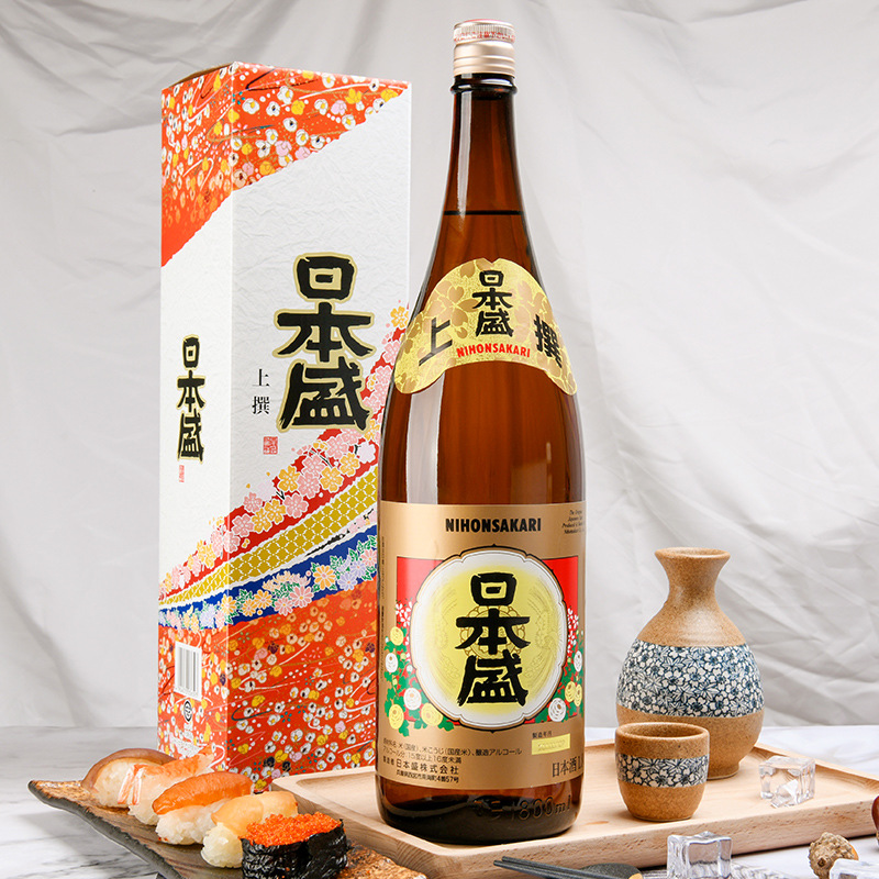 日本盛特选本酿造清酒1800ml冷酒原装进口洋酒1889低度米酒日本酒