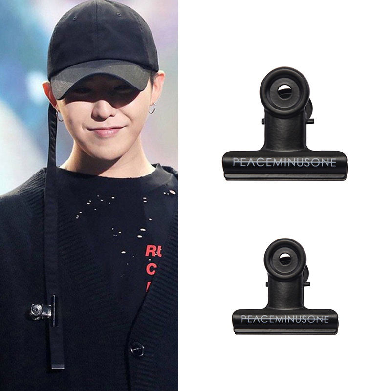 gd权志龙渔夫帽同款金属夹子diypeaceminusone明星周边彩色配饰