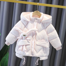 包邮女童棉衣2022冬季新款童装宝宝洋气棉服儿童加绒加厚羽绒棉外