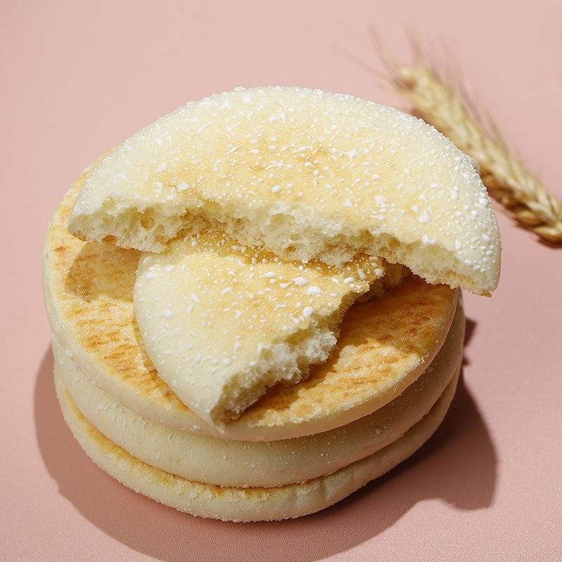 三群法式软雪饼零食学生早餐饼干面包网红散装休闲零食营养小吃