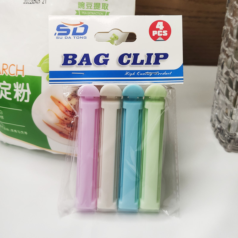 Manufacturers Supply Plastic Clip Sealing Clip Sealing Clip Grocery Bag Fresh-Keeping Sealing Clip Snacks Sealer