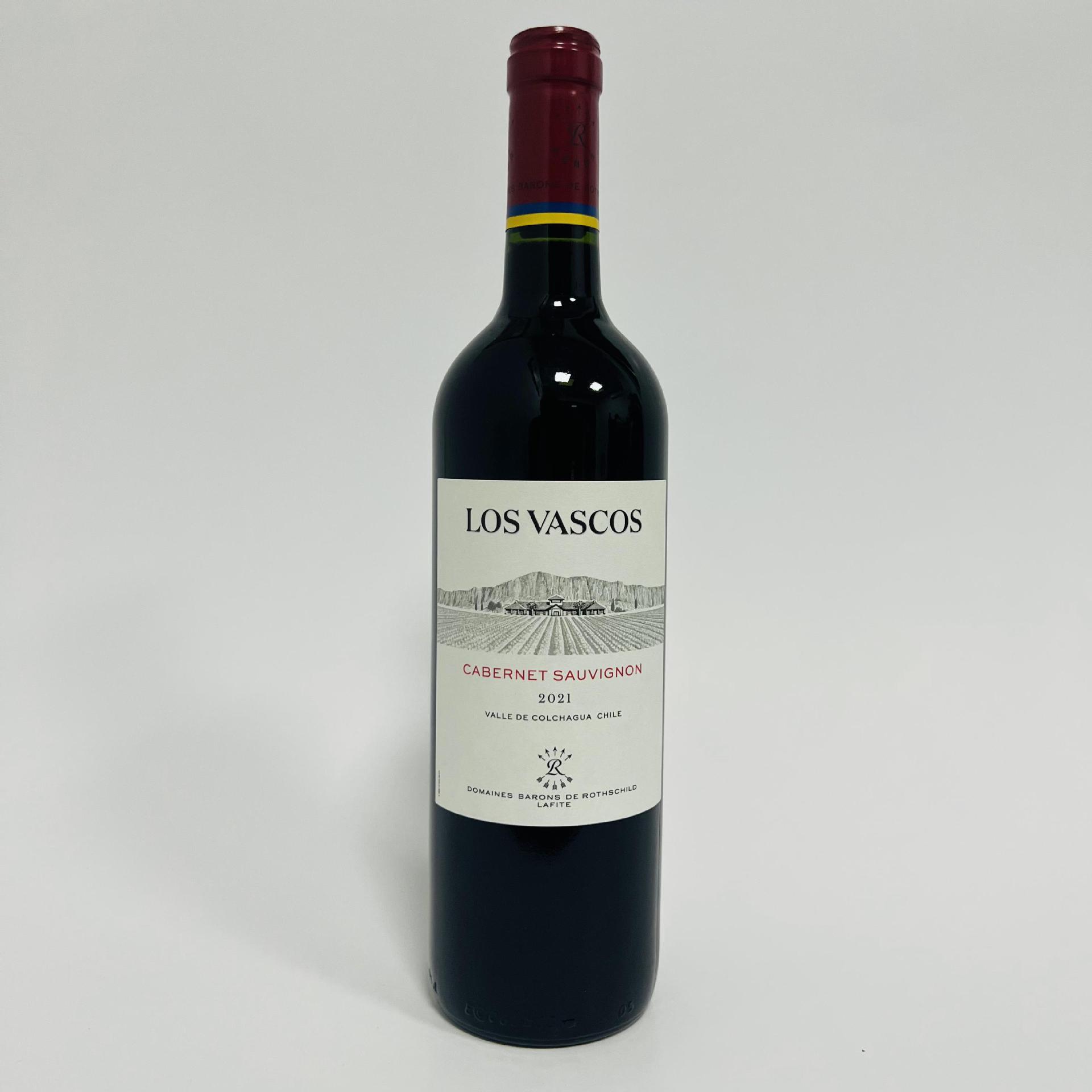 拉菲红酒整箱智利原装进口巴斯克los vascos华诗歌干红葡萄酒正品