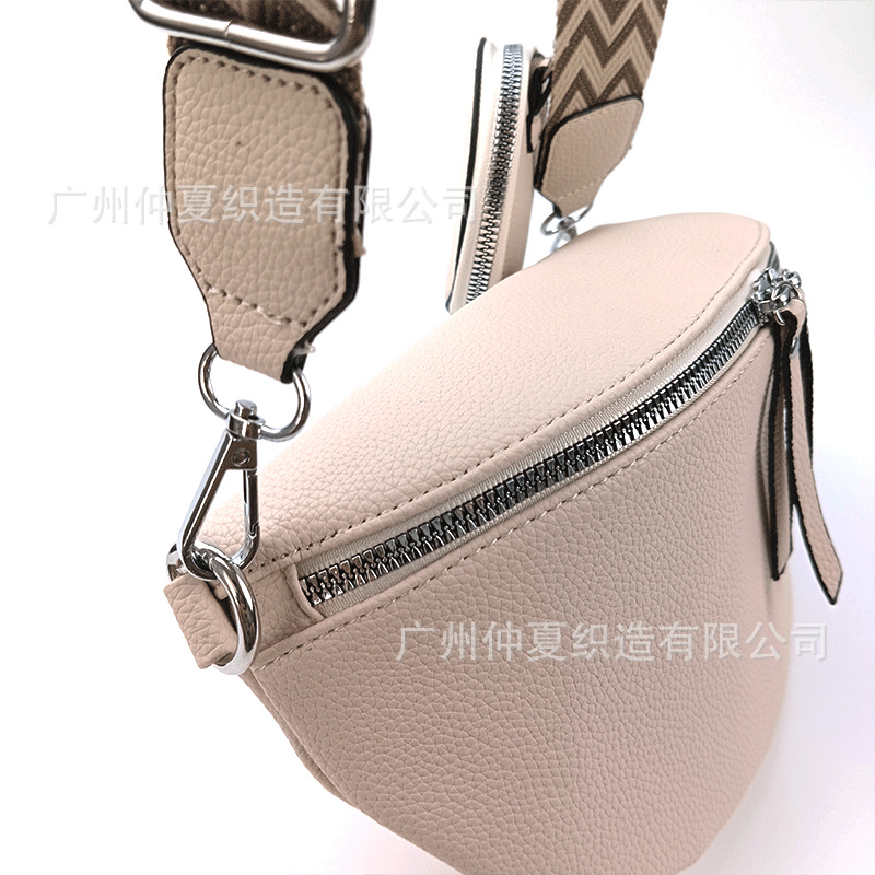 Cross-Border Hot Selling Dumpling Bag Fashion Chest Bag Women's Shoulder Crossbody Saddle Bag Large Semicircle Waist Bag Crossbody Shoulder Bag women bag