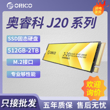 适用奥睿科J20系列512G/1T/2TB固态硬盘M.2接口NVMe协议ORICO-J20