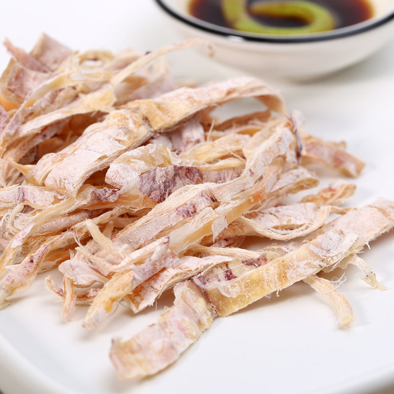 开罐即食烧烤鱿鱼干网红零食手撕芥末现烤北海尤鱼仔海鲜休闲小吃