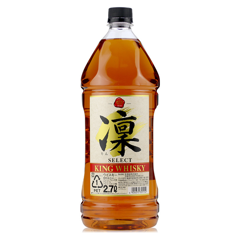 凛蒸馏酒谷物威士忌 进口日威 日本宝酒造洋酒king whisky 2700ml