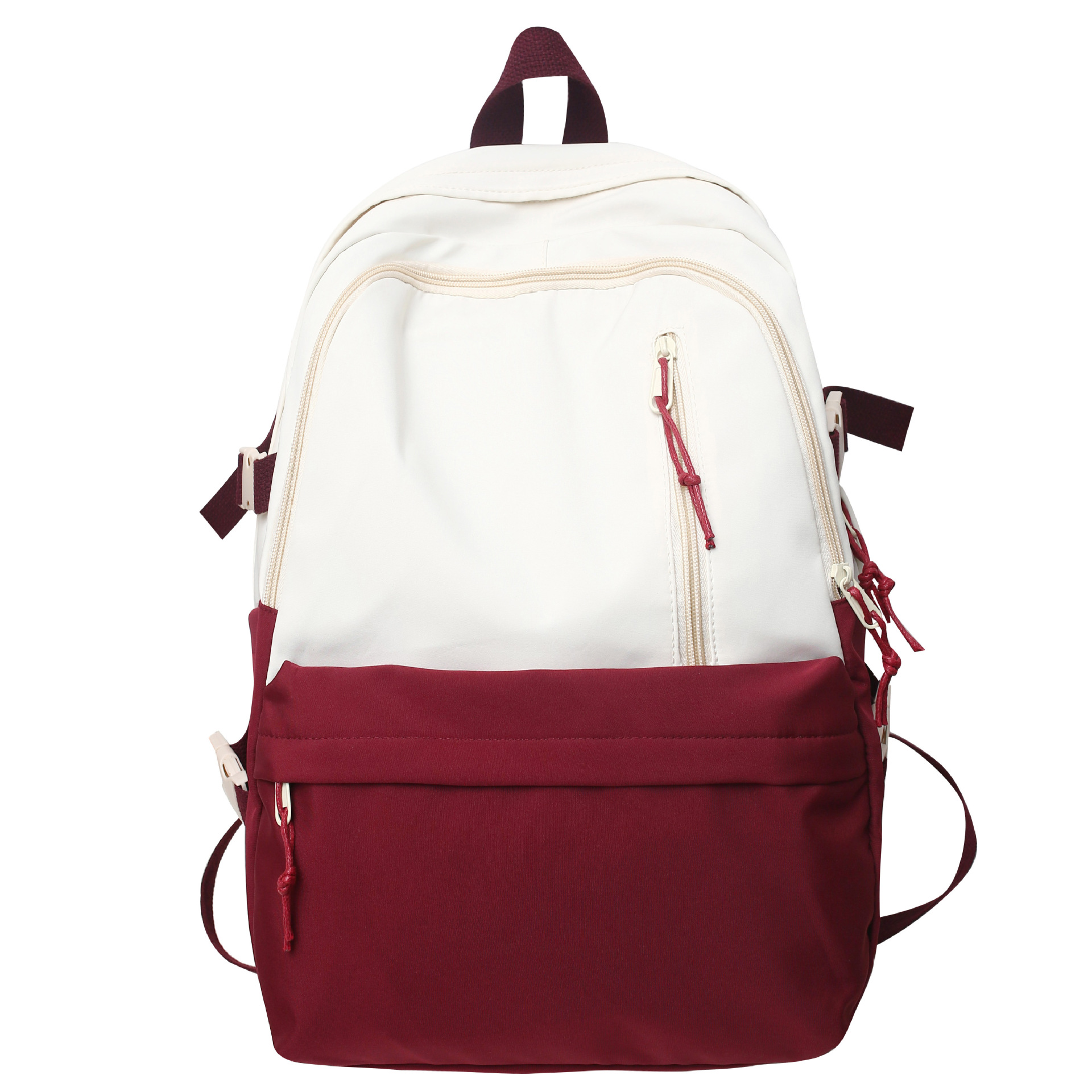 School Season Schoolbag Large Capacity Fashion School Bag Multi-Functional Junior High School Student Backpack Outdoor Leisure Bag
