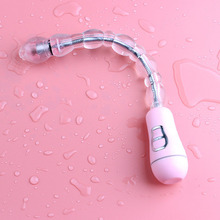 HZY6凤西乐堂硅胶女用健慰器USB充电震动变形后庭拉珠自慰器情趣