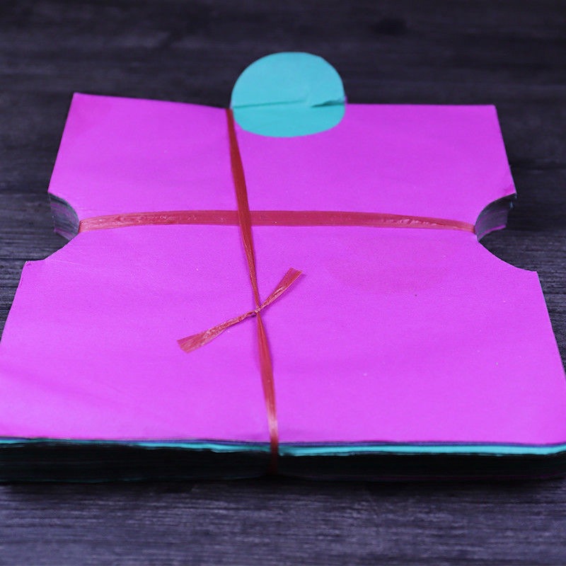 祭祀衣服大号五色衣拜祖先用品烧纸纸衣服七月半祭品祖先衣祭祖