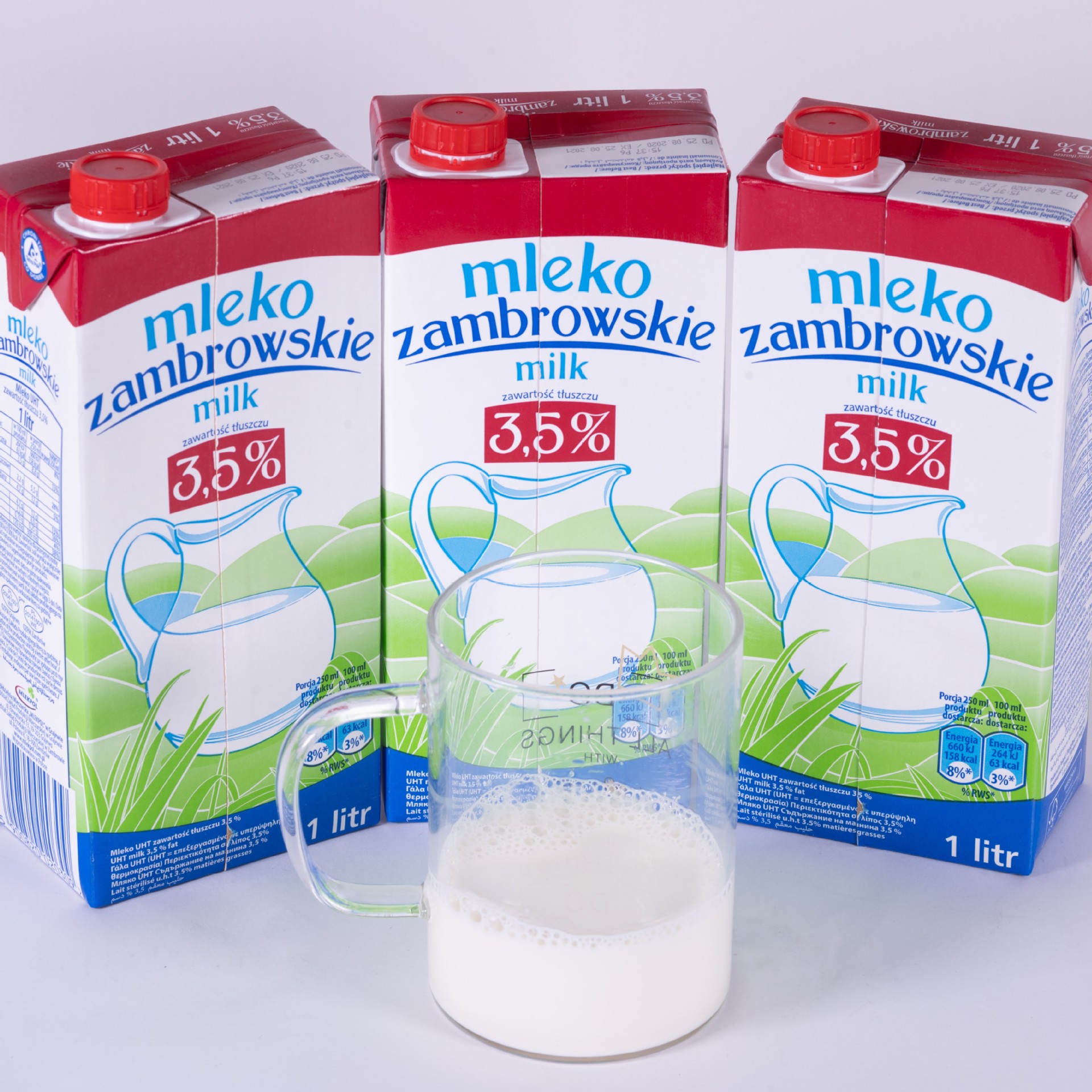 波兰澜黛高品质生牛乳纯牛奶自饮烘焙鲜奶脏脏茶包邮