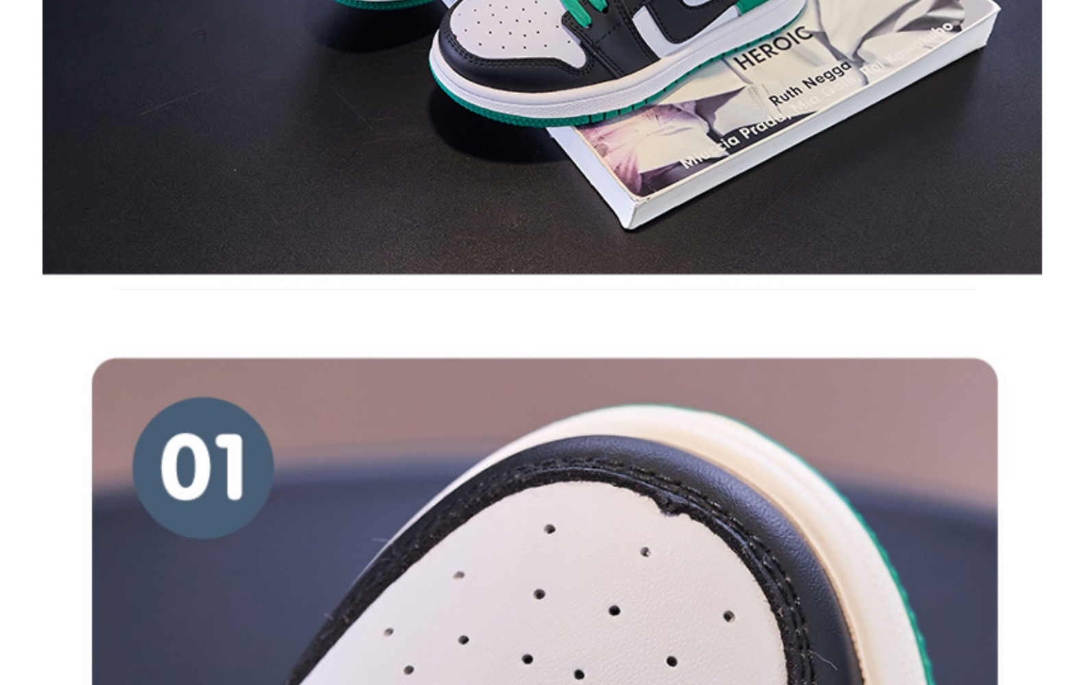 儿童魔术贴aj板鞋2022春秋新款男童低帮运动鞋女童时尚软底休闲鞋