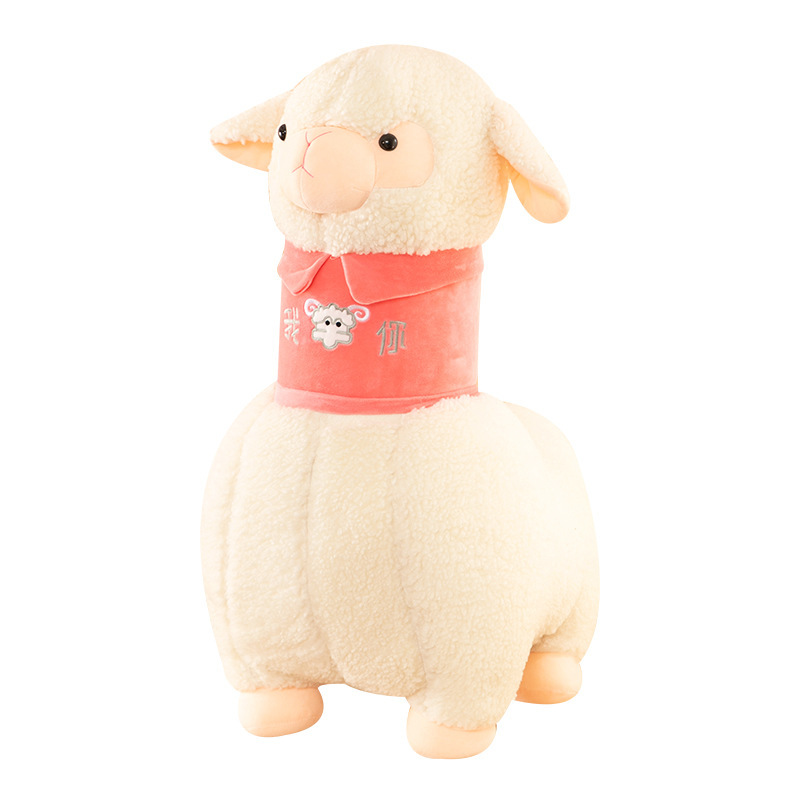 Alpaca Plush Doll Bed Pillow Sleeping Leg-Supporting Ragdoll Internet Celebrity Same Cartoon Doll Wholesale
