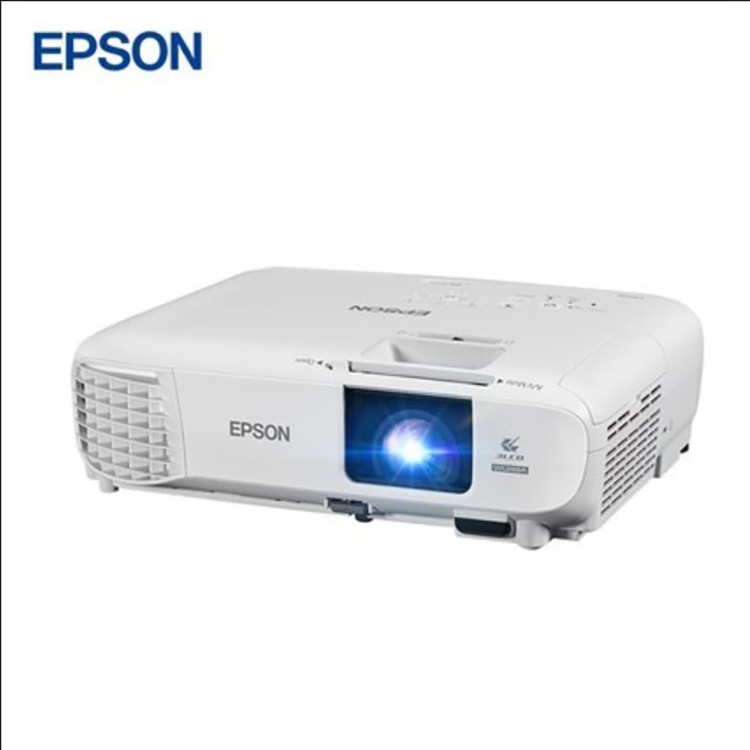 爱普生cb-w52无线wifi1080p手机投影高清教学商务会议办公投影仪