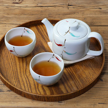 日本有田烧一峰作陶瓷茶具日式茶杯对杯茶壶泡茶壶小清新茶具