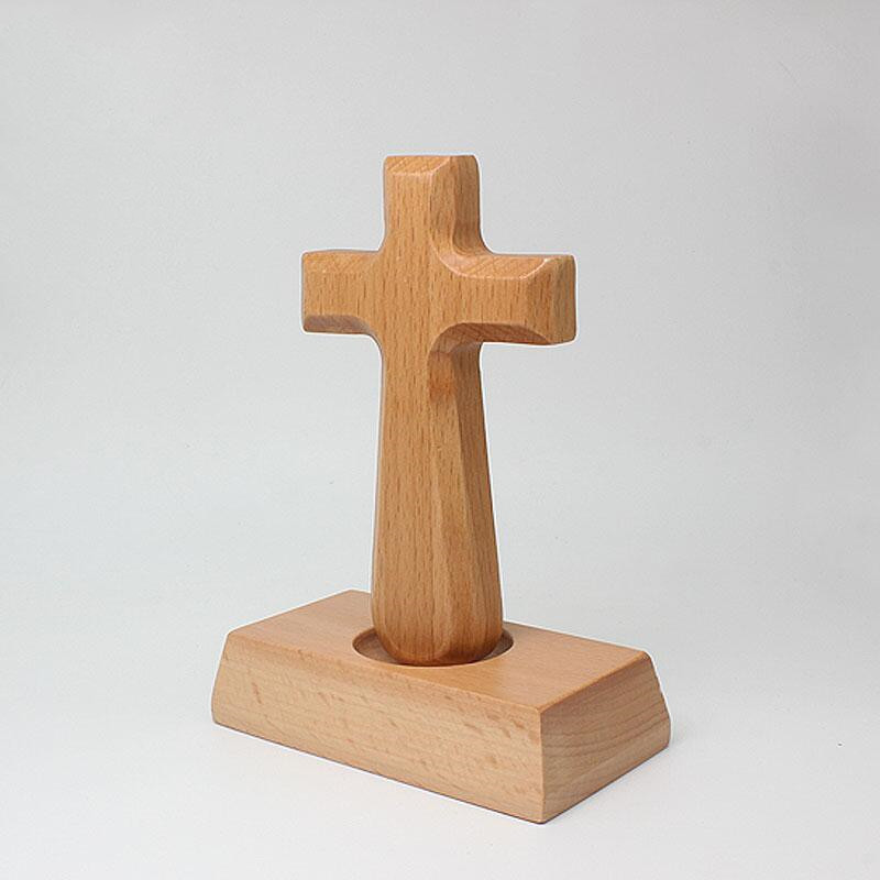 批发木质十字架装饰木架十字架吊坠十字架摆件雕刻木架十字架
