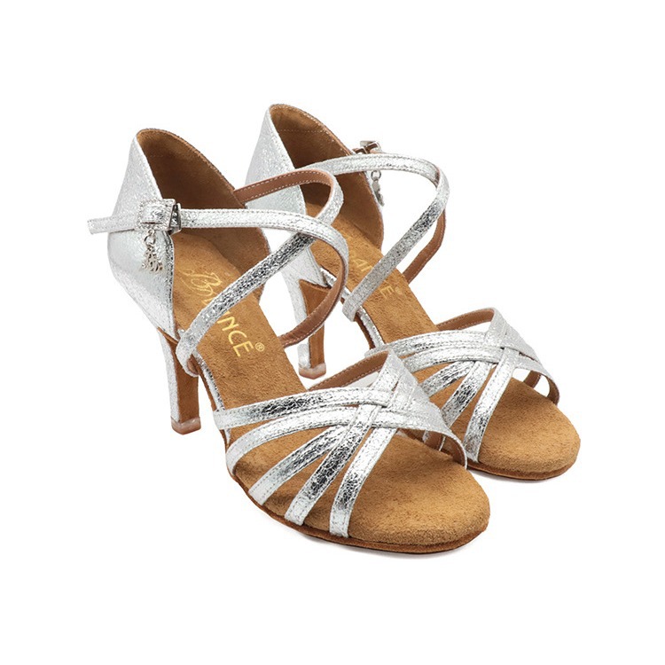 夏季新款拉丁舞鞋贝蒂b467裂纹锻国交谊恰恰摩登舞鞋女士室内舞蹈