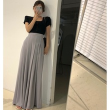 韩国东大门2023女装新款不规则宽松叠褶裙裤