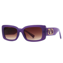 2250欧美新款ins风墨镜时尚小框方形太阳眼镜女款sunglasses跨境