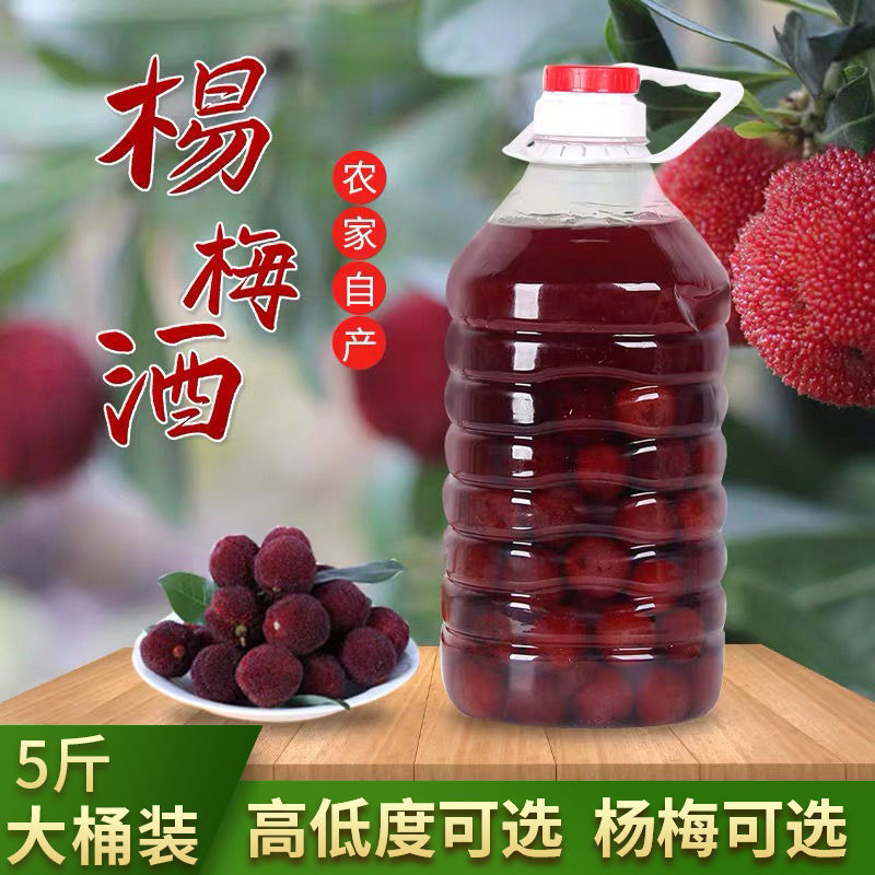 【3年陈酿】杨梅酒浙江特产农家高粱酒侵泡梅子酒高度杨梅酒正宗