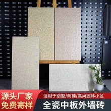 外墙瓷砖300x600新中式自建房别墅樱花红艺术罗马柱庭院围墙柱子
