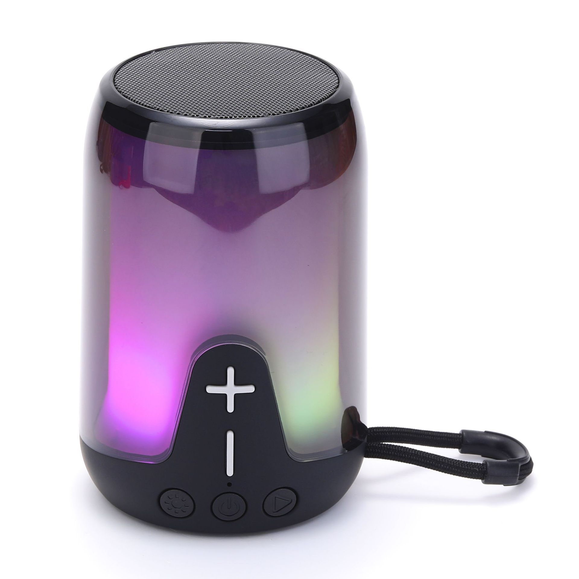 Cross-Border E-Commerce Tg652 Bluetooth Speaker Pulse Light Effect Transparent High Sound Quality Subwoofer RGB Gift Bluetooth Speaker