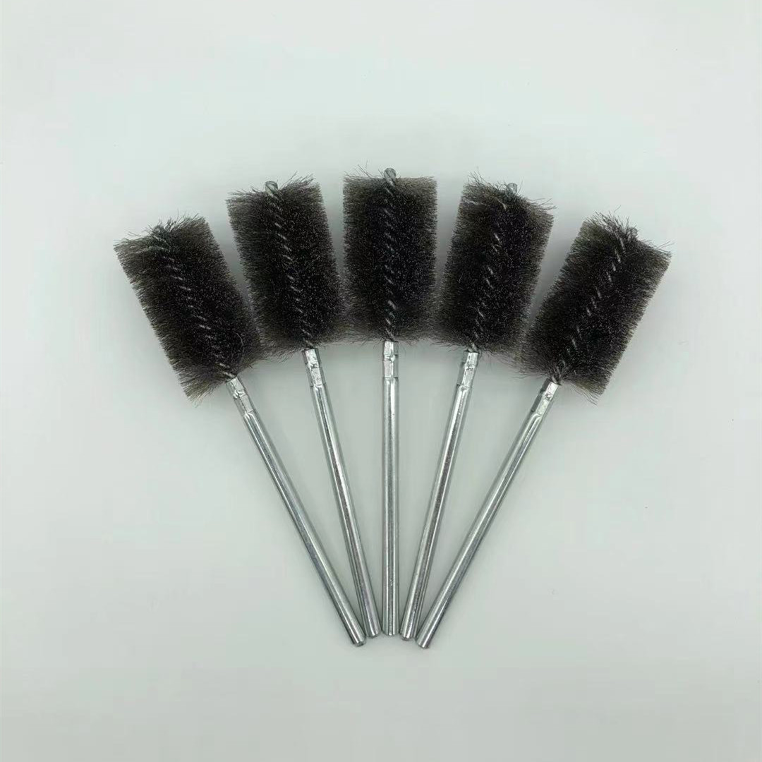 销售不锈钢钢丝刷 4股加密除锈管道刷 管道打磨抛光刷