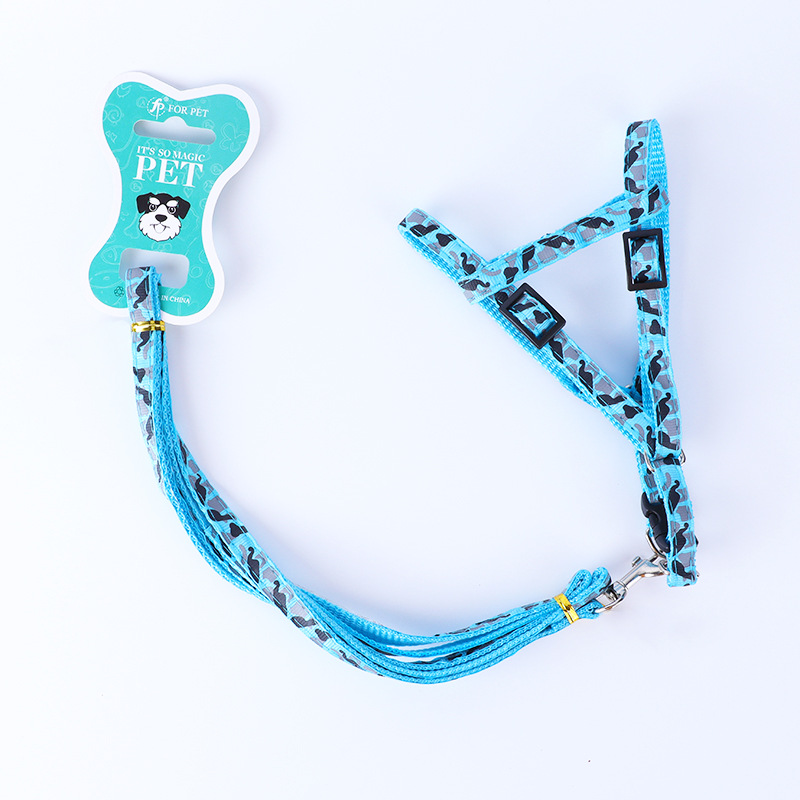 Adjustable New Dog Outing Chest Strap Camouflage Dog Leash Dog Leash Chest and Back Traction Dog Leash Anti Breaking Loose Dog Leash