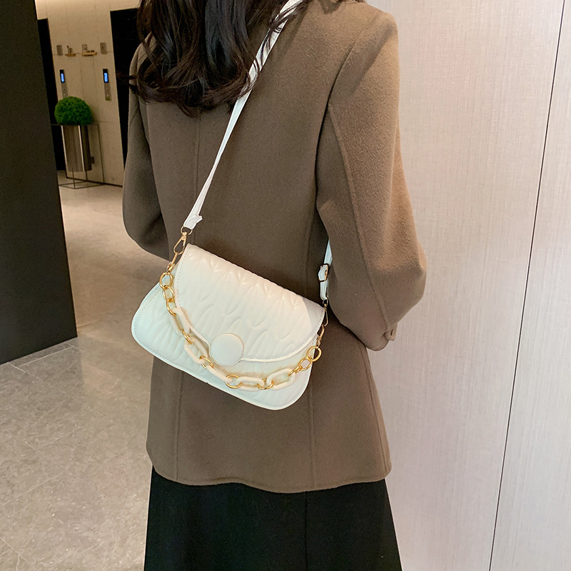 Special-Interest Design Popular Bag Fall 2022 New Fashion Shoulder Simple Crossbody Commuter Small Square Bag