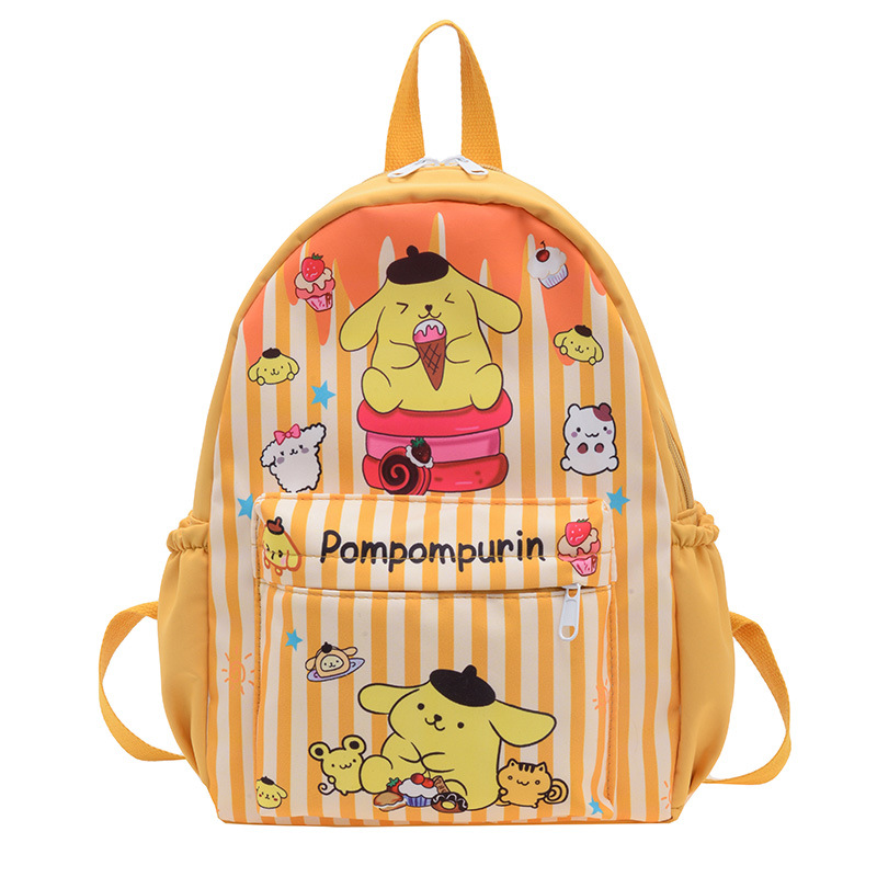 2023 Summer New Children's Bags Cute Cartoon Pattern Oxford Cloth Backpack Kindergarten Baby School Season Schoolbag