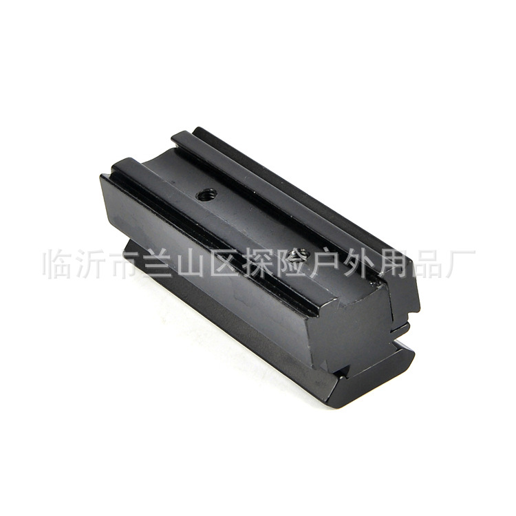 Rail Bracket Qq Pipe Clamp Eight-Shaped Clip Telescopic Sight Rail Bracket Metal Fixture Upper 11 Lower 20 Wide Narrowing Rail