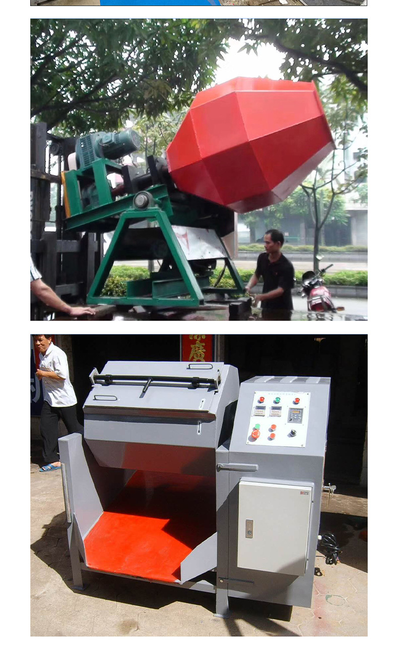 变频六角滚筒抛光机滚桶研磨机水磨光饰机厂家 小型滚筒研磨机