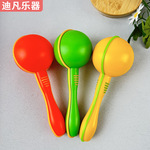 幼儿园塑料双层手摇铃 批发奥尔夫打击乐器儿童双排ktv铃圈花鼓圈